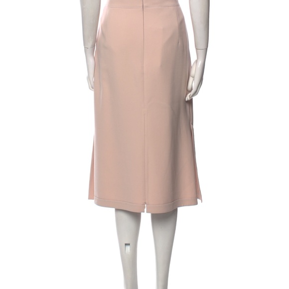 Akris Wool Elastine MIDI dusty pink skirt Size US 6 - Picture 3 of 3